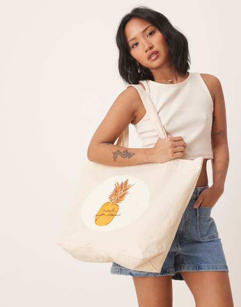 Isabelle Pennington-Edmead canvas bag in logo print - view 1