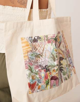 Isabelle Pennington Edmead Isabelle Pennington-edmead Canvas Bag In Multi