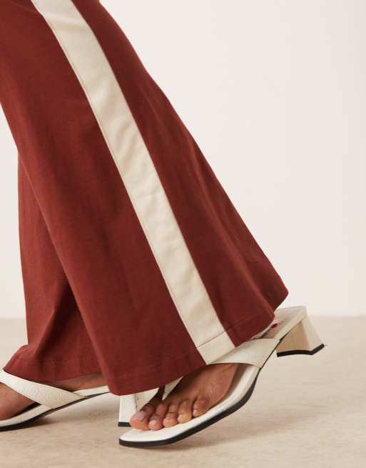 Isabelle Pennington-Edmead Kingston flare pants in brown - part of a set, 4 of 5
