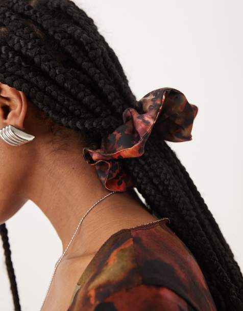 Isabelle Pennington-Edmead scrunchie in tiger shell print - view 1