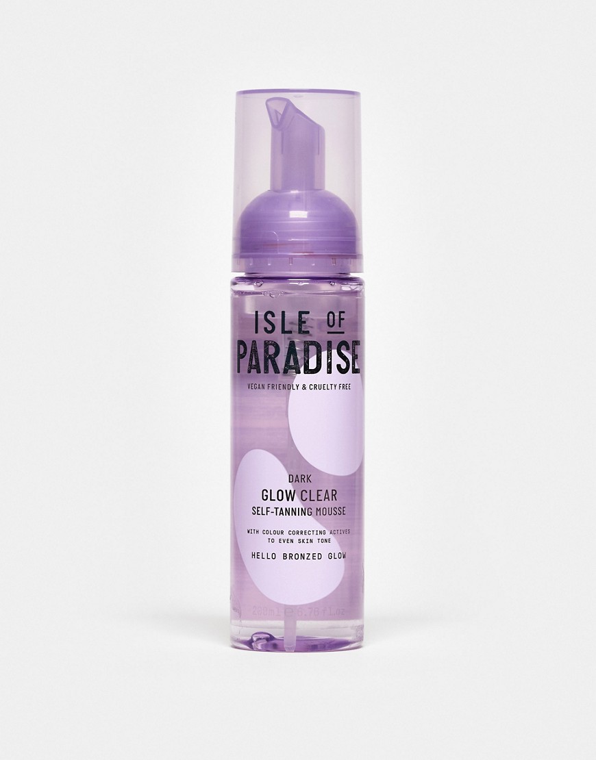 Isle of Paradise - Dark Glow - Transparante zelfbruiningsmousse-Zonder kleur
