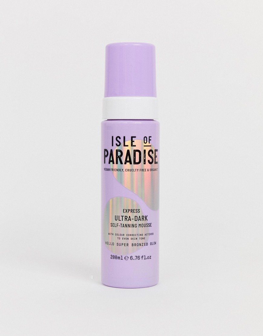 ISLE OF PARADISE EXPRESS ULTRA DARK SELF-TANNING MOUSSE 6.76 FL OZ-NO COLOR,890027 US