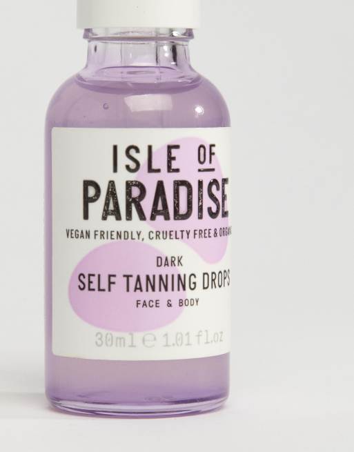 Isle of Paradise – Face + Body – Olejek samoopalający do twarzy, Dark: 30 ml, 4 z 4