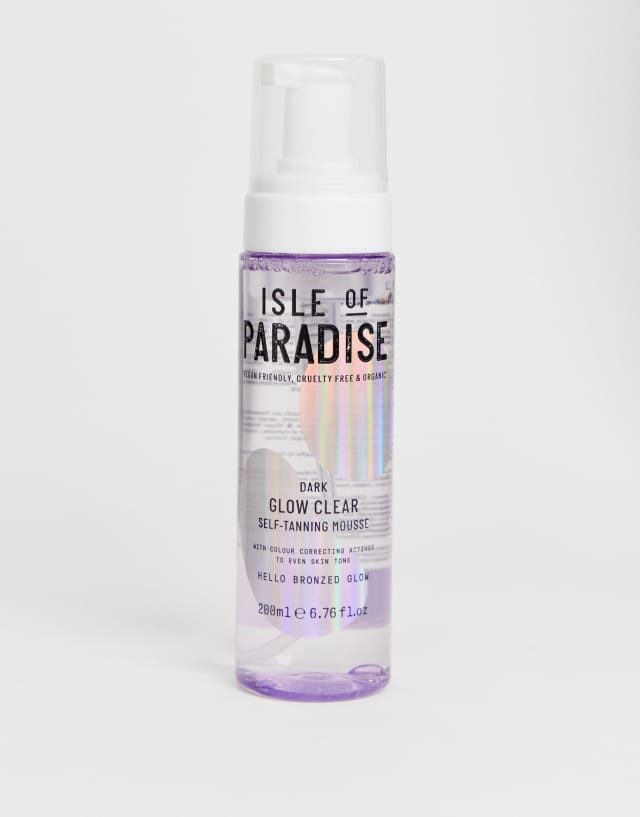 Isle of Paradise Glow Clear Self-Tanning Mousse - Dark 6.76 fl oz