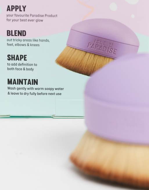 Isle of Paradise – Kabuki Blending Brush – Sminkborste, 4 av 4