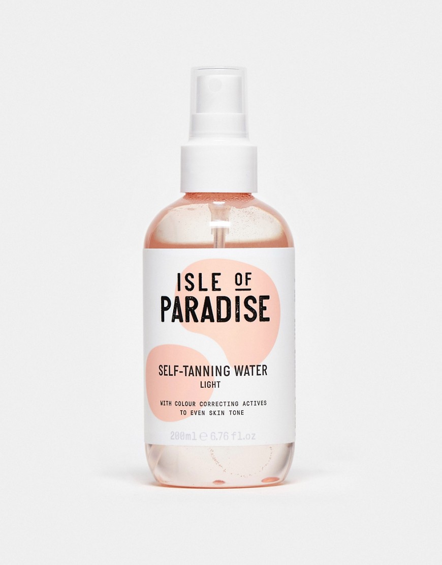 Isle of Paradise Light Self Tanning Water 200ml-No colour