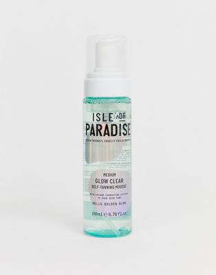 Isle of Paradise Medium Glow Clear Self Tanning Mousse-No Colour