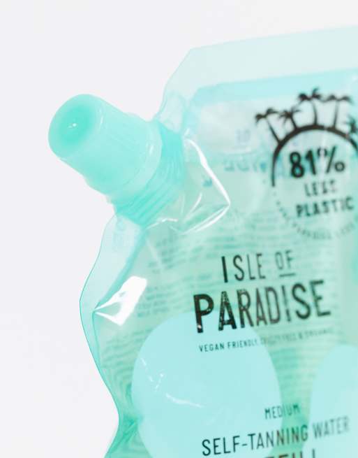 Isle of Paradise - Medium zelfbruiner water navulzakje 200 ml, 2 van 4