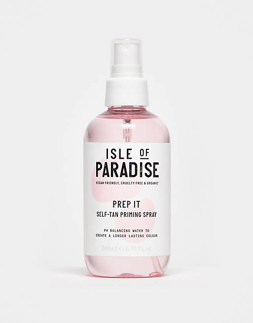 Isle of Paradise – Prep It – Brun utan sol priming-sprej 200 ml