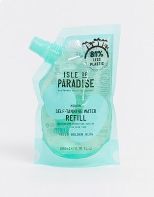 Isle of Paradise – Self-Tanning Water Refill Pouch Medium – Selbstbräuner