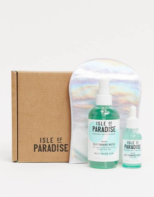 Isle of Paradise - Selvbruner dråbe- og vandsæt i medium - SPAR 25%