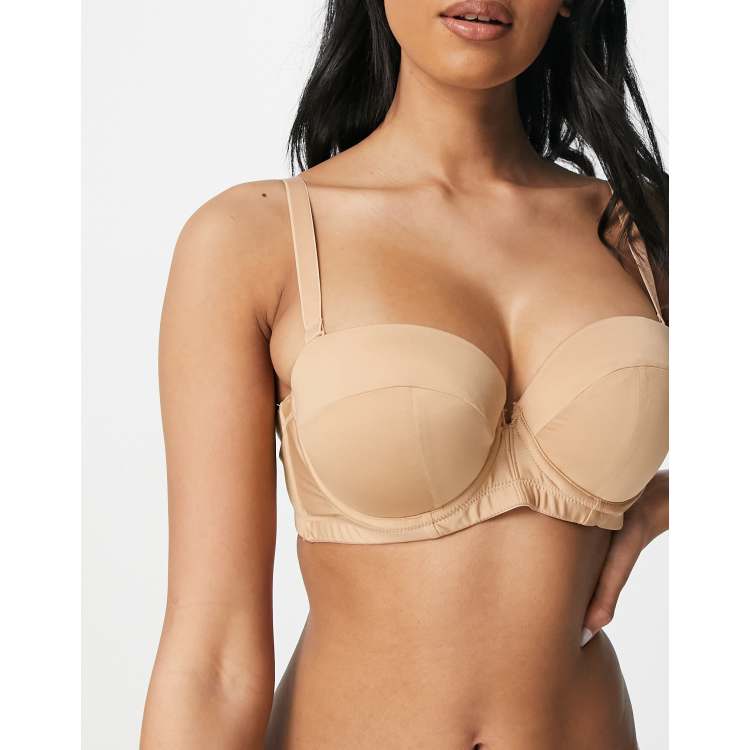 Ivory Rose Coppe Grandi Reggiseno multiposizione senza spalline