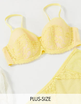 yellow bra
