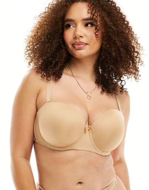 Ivory Rose Curve - Soutien-gorge sans bretelles - Beige, 2 de 4