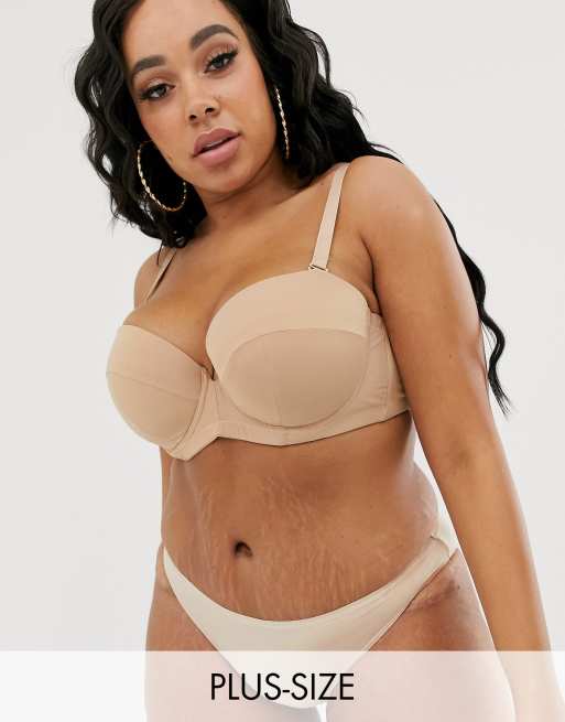 Plus Size Bombshell Everyday Strapless Push-Up Bra Torrid