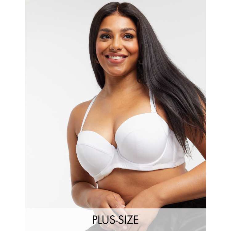 Ivory Rose Fuller Bust strapless bra in oatmeal