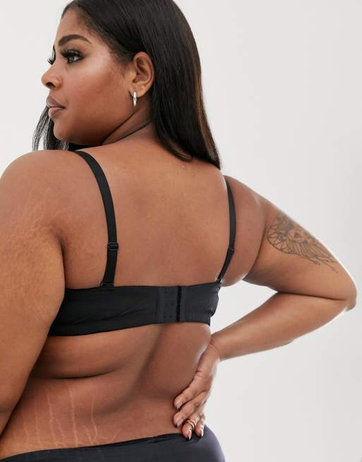 Ivory Rose Curve – stropløs multifunktionel bh i sort, 2 af 4