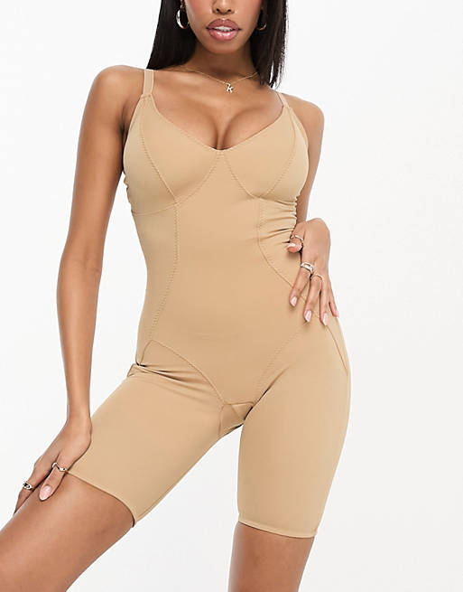 Ivory Rose Fuller Bust DD-G control contour shaping bodysuit in