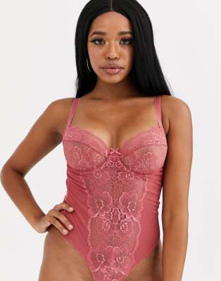 fuller bust lace bodysuit