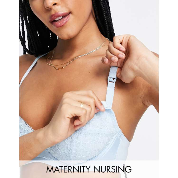 Reggiseno per lallattamento con dorso a vogatore Asos Donna Abbigliamento Intimo Reggiseni Da allattamento Ivory Rose Maternity Coppe Grandi 