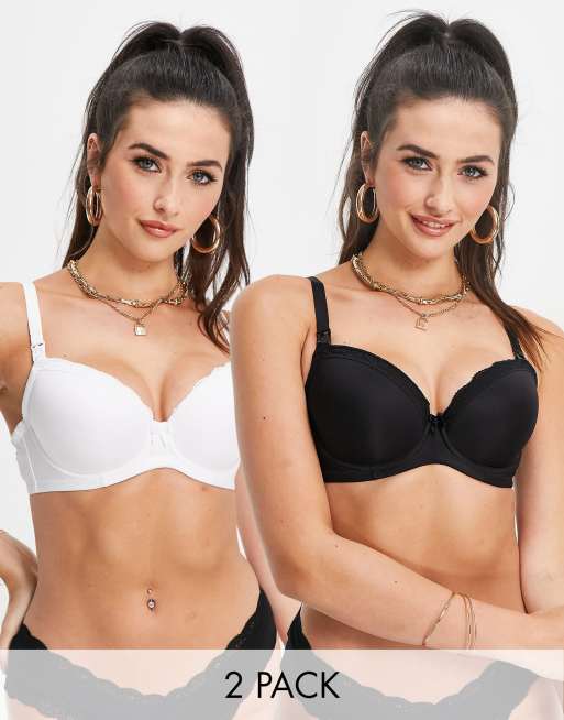 ASOS MATERNITY 2 Pack Jersey Nursing Bra