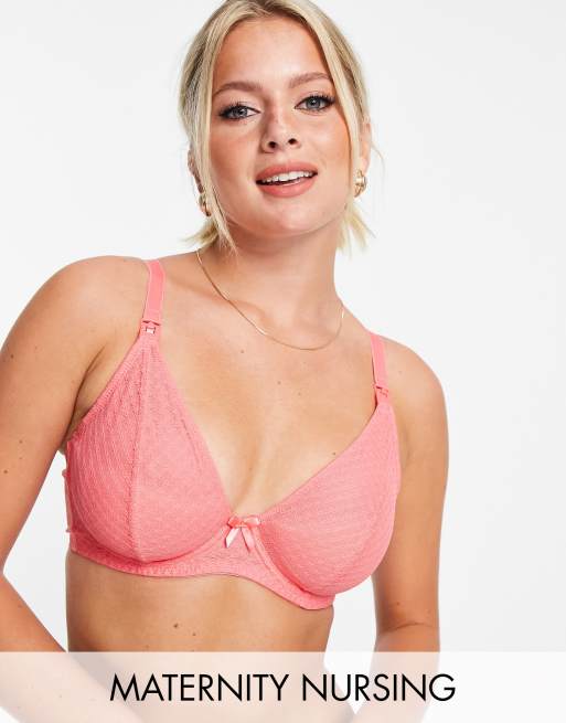 Ivory Rose Maternity Fuller Bust nursing bra in ditsy floral pink ASOS