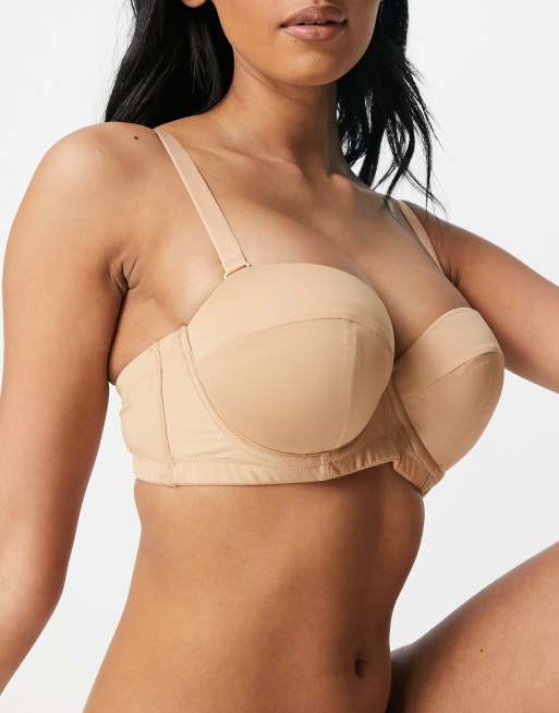 Ivory Rose Poitrines g n reuses Soutien gorge multipositions sans bretelles Beige