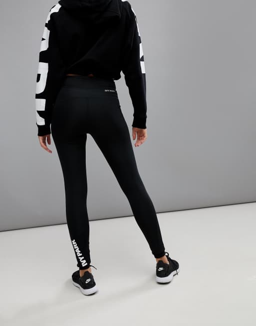 Ivy park logo leggings best sale