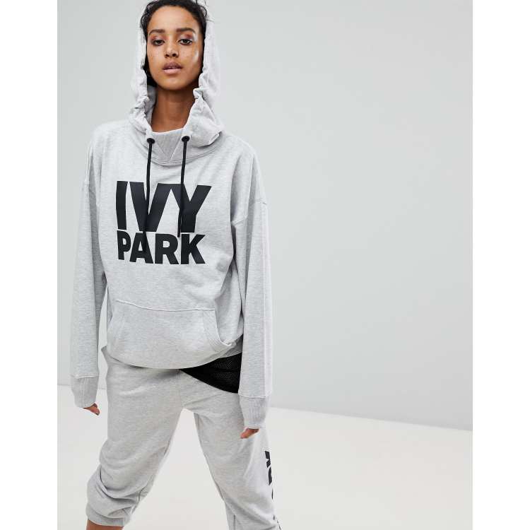 Ivy park layer shop logo overhead hoodie