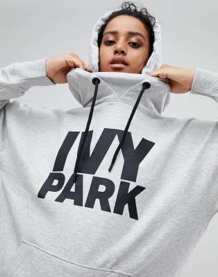 IVY PARK, Sweaters, Ivy Park Sweatshirt Womens Small Gray Crew Neck  Graphic Logo Sweater