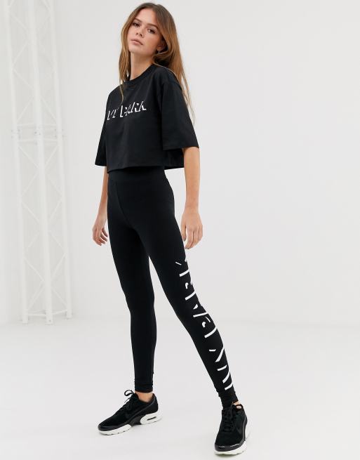 Ivy Park Logo Leggings In Black