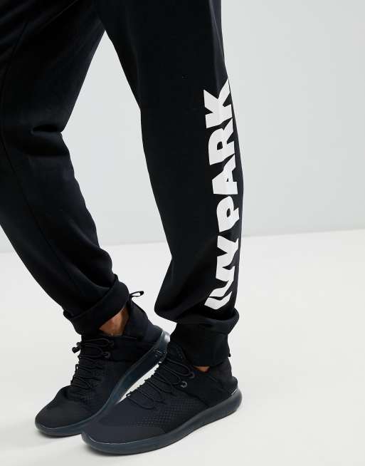 Ivy Park Logo Sweatpants In Black