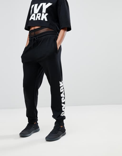 Ivy park cheap sweatpants black