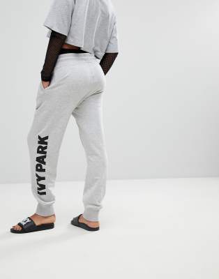 grey ivy park joggers