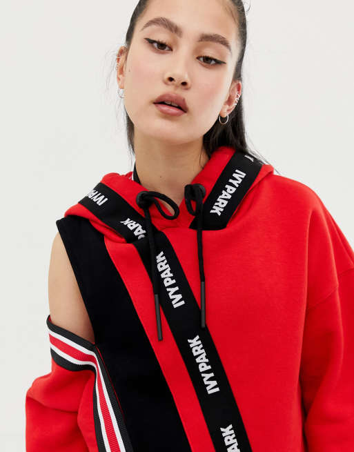 Ivy park store asymmetrical sweatshirt