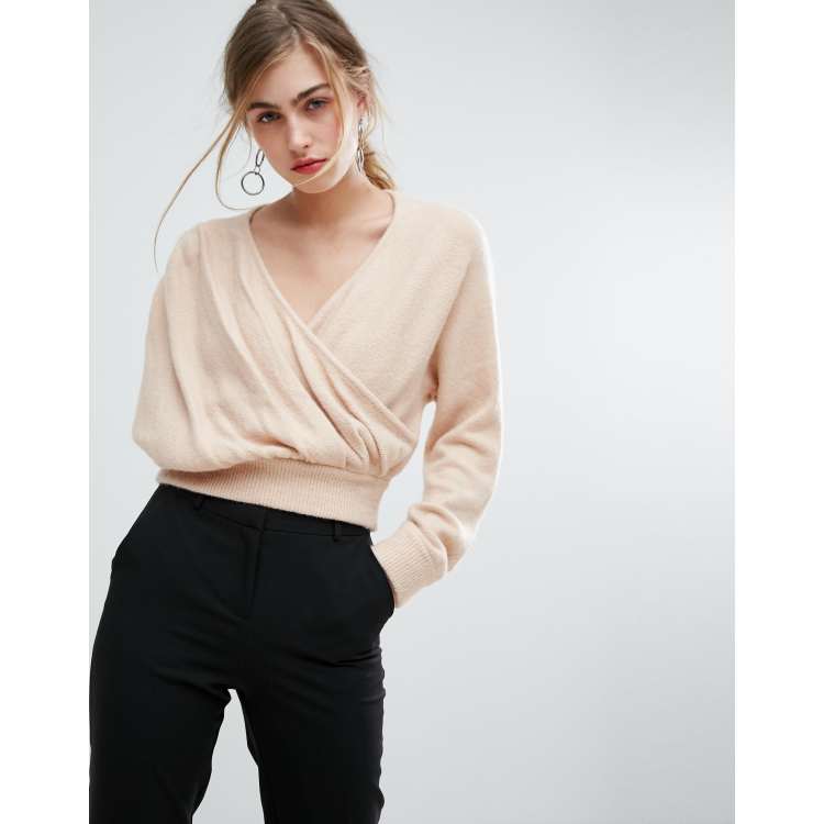 Ivyrevel Cross Front Off Shoulder Jumper