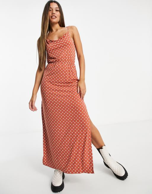 Polkadot best sale jurk rood