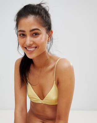 ASOS Skye Satin & Lace Triangle Bra