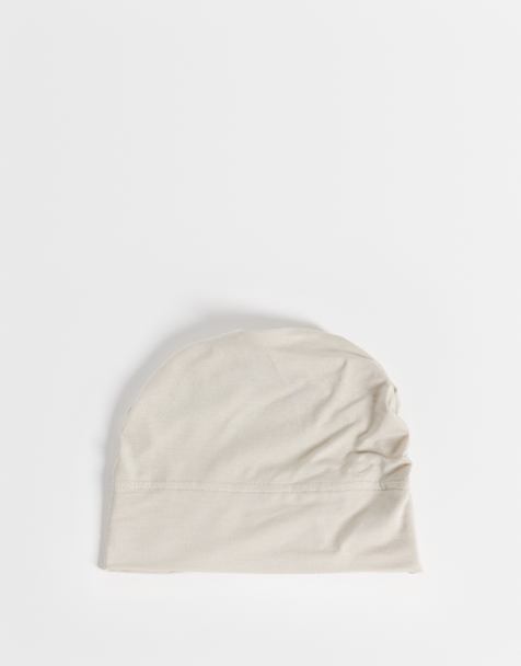 IYAL bamboo headscarf cap in beige - view 1