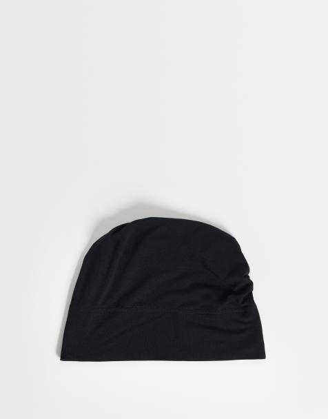 IYAL bamboo headscarf cap in black - view 1
