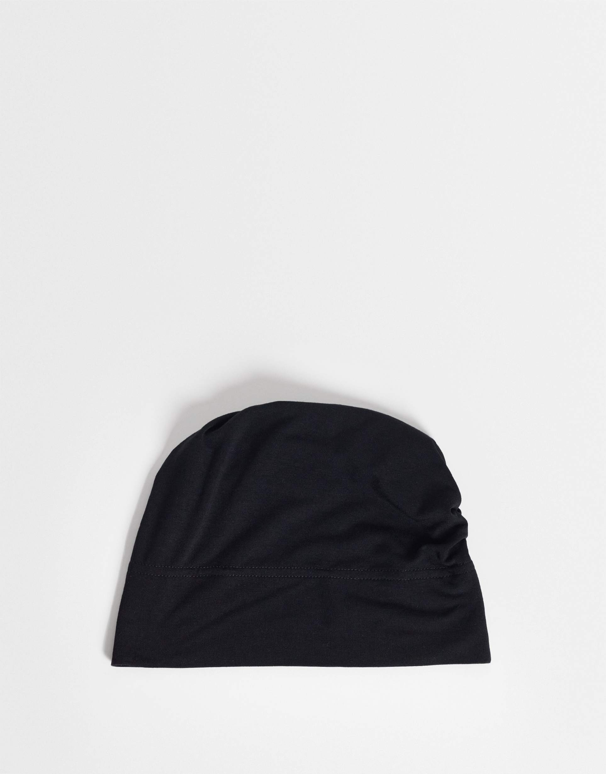 iyal bamboo headscarf cap in black