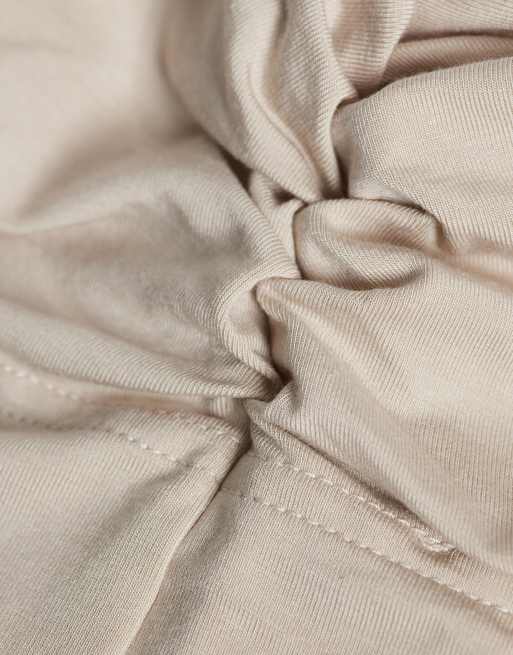 IYAL - Casquette style foulard en bambou - Beige, 2 de 3