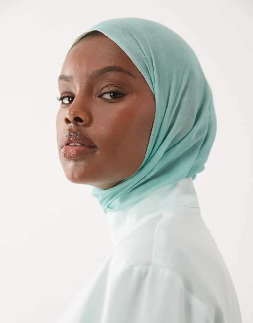 IYAL - Foulard léger effet dégradé - Bleu sarcelle, 3 de 3
