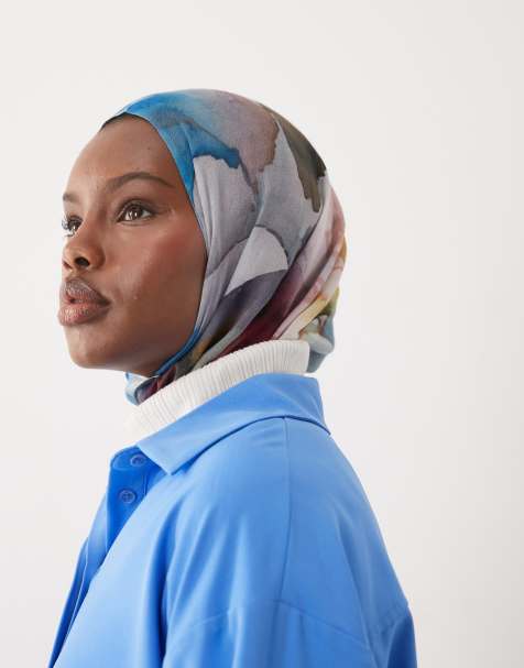 IYAL - Foulard leggero con stampa floreale ad acquerello - view 1