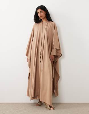 IYAL luxe abaya in camel - part of a set camel 20090₽