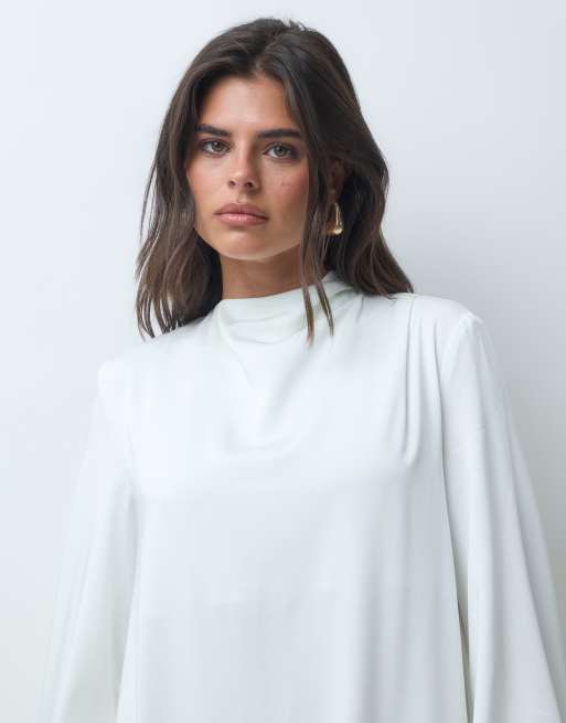 IYAL maxiklänning med sjalringning i offwhite, 2 av 4