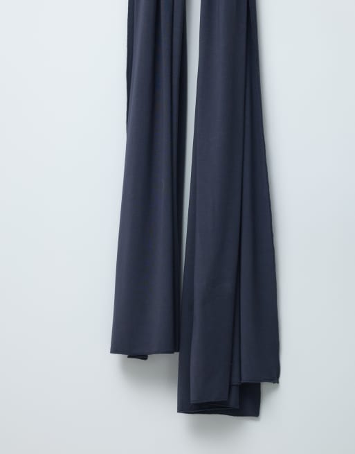 IYAL mjuk jersey-huvudscarf med bambuinnehåll i marinblått, 5 av 7