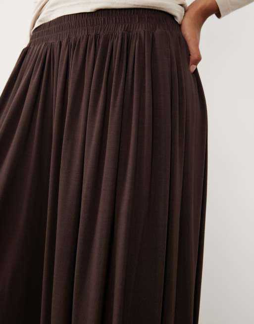 IYAL - Pantalon bouffant en jersey resserré aux chevilles - Marron, 2 de 5