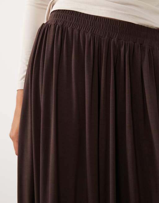 IYAL - Pantalon bouffant en jersey resserré aux chevilles - Marron, 4 de 5
