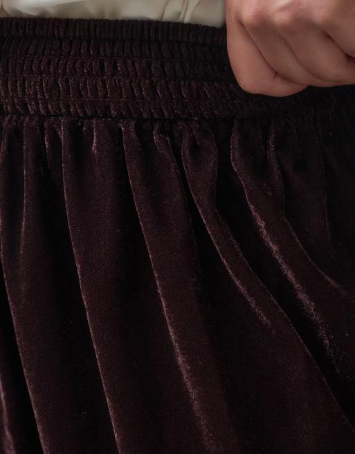 IYAL pantalon sarouel ballon en velours chocolat, 4 de 5